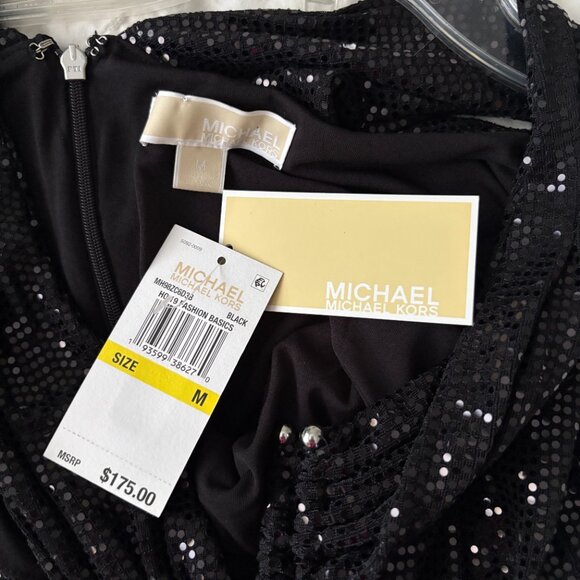MICHAEL Michael Kors Sequin Jumpsuit with Belt NWT - Picture 4 of 12